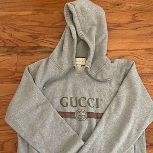 Men’s Cotton sweatshirt with Gucci logo